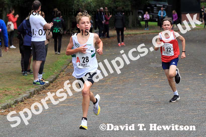 Boys under-13s 2023 Northern 6 and 4 Stage Relays and Youngsters, Birkenhead Park, Wirral.  Photo: David T. Hewitson/Sports for All Pics